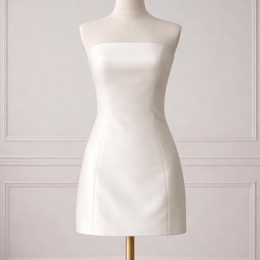 Sofia Mini Dress (Satin)