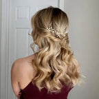 5 Handmade Beaded Floral Hair Pins