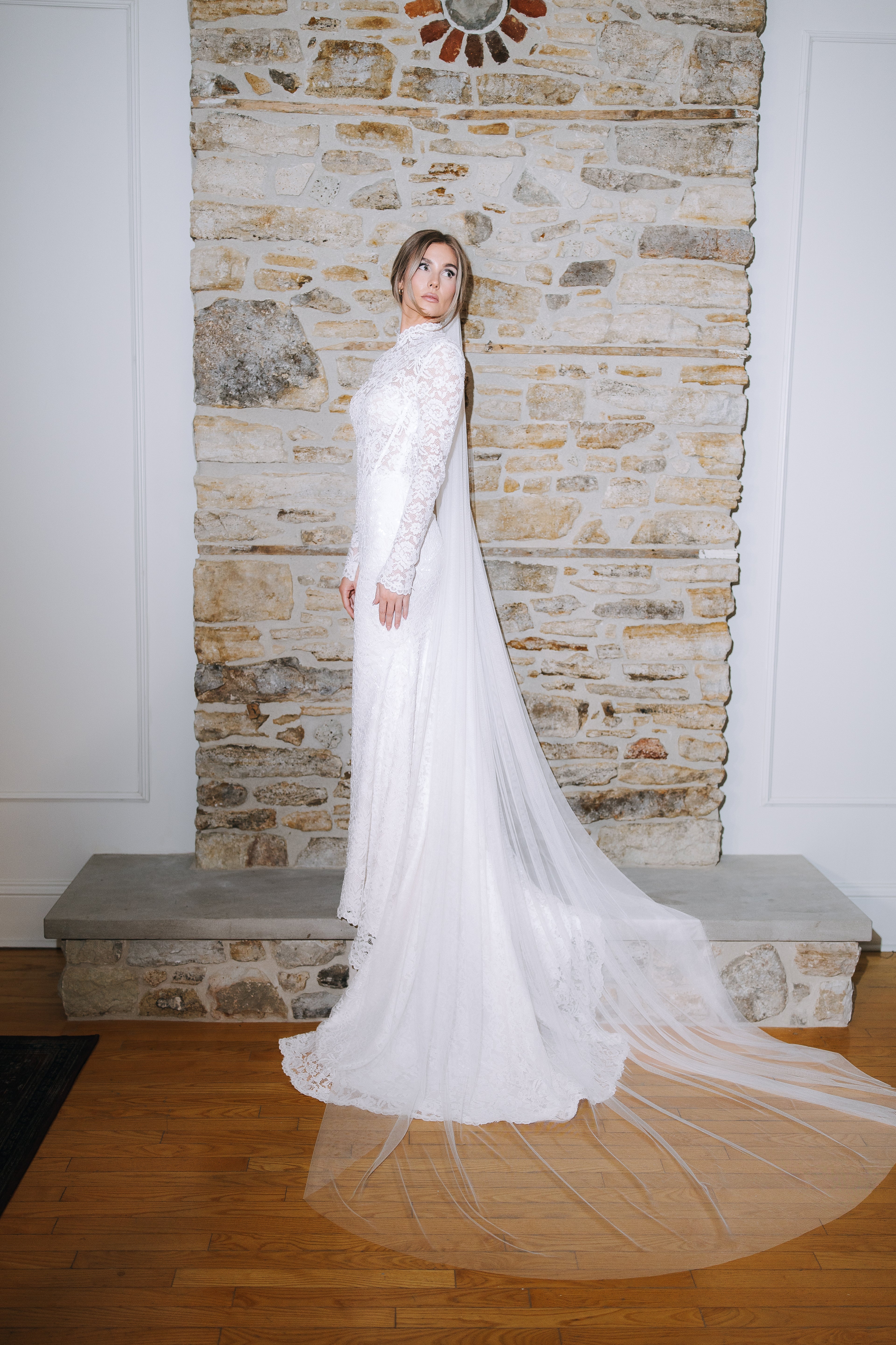 Soft Net Cathedral-Length Veil