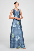 Rosalind Gown - Teal Blue