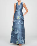 Rosalind Gown - Teal Blue