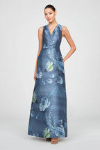 Rosalind Gown - Teal Blue