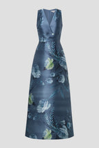 Rosalind Gown - Teal Blue