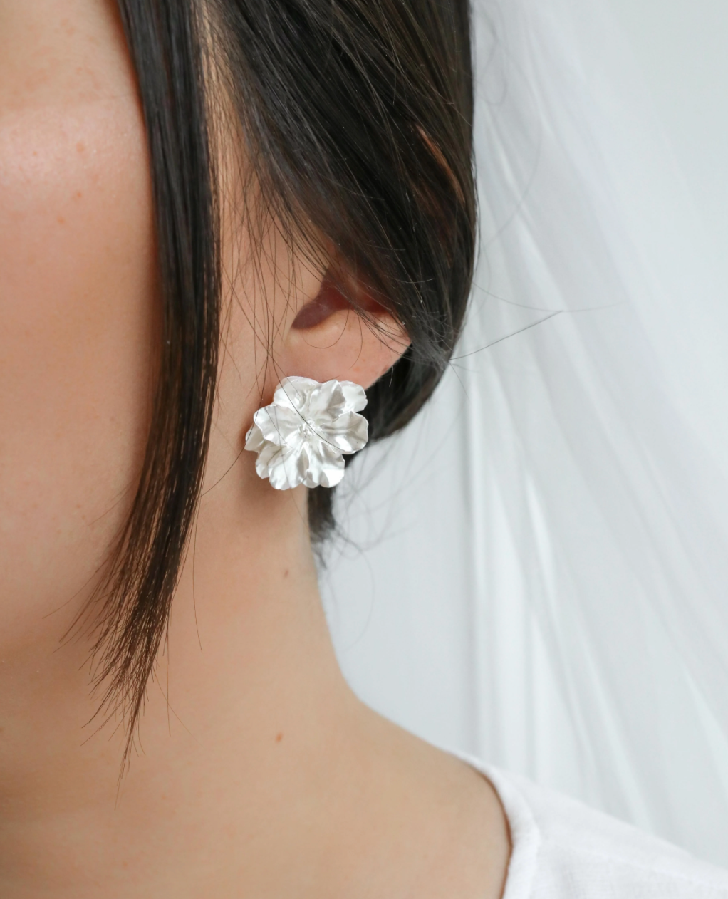 Peony Floral Earrings