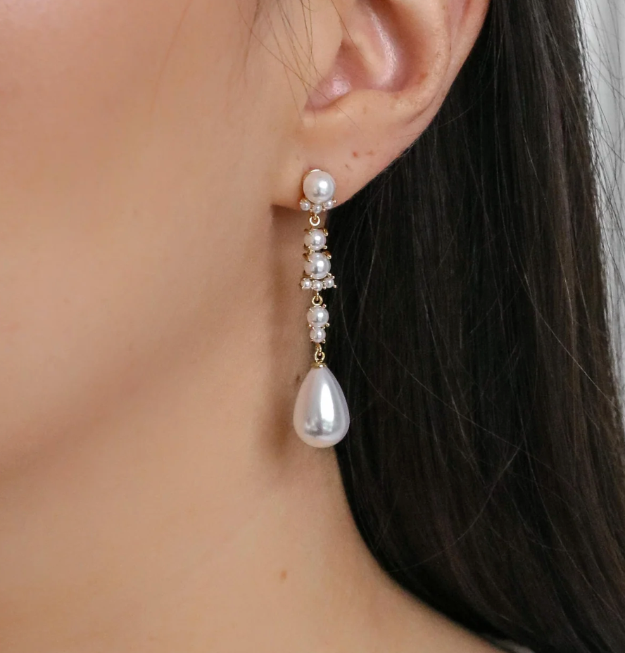 Gigi Pearl Drop Earrings