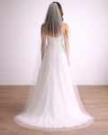 Soft Tulle Chapel Veil 85"