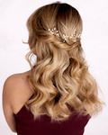 5 Handmade Beaded Floral Hair Pins